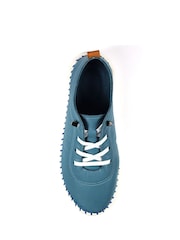 Lunar modra St Austell Light Leather Plimsoll čevlji - Slika 7 iz 8