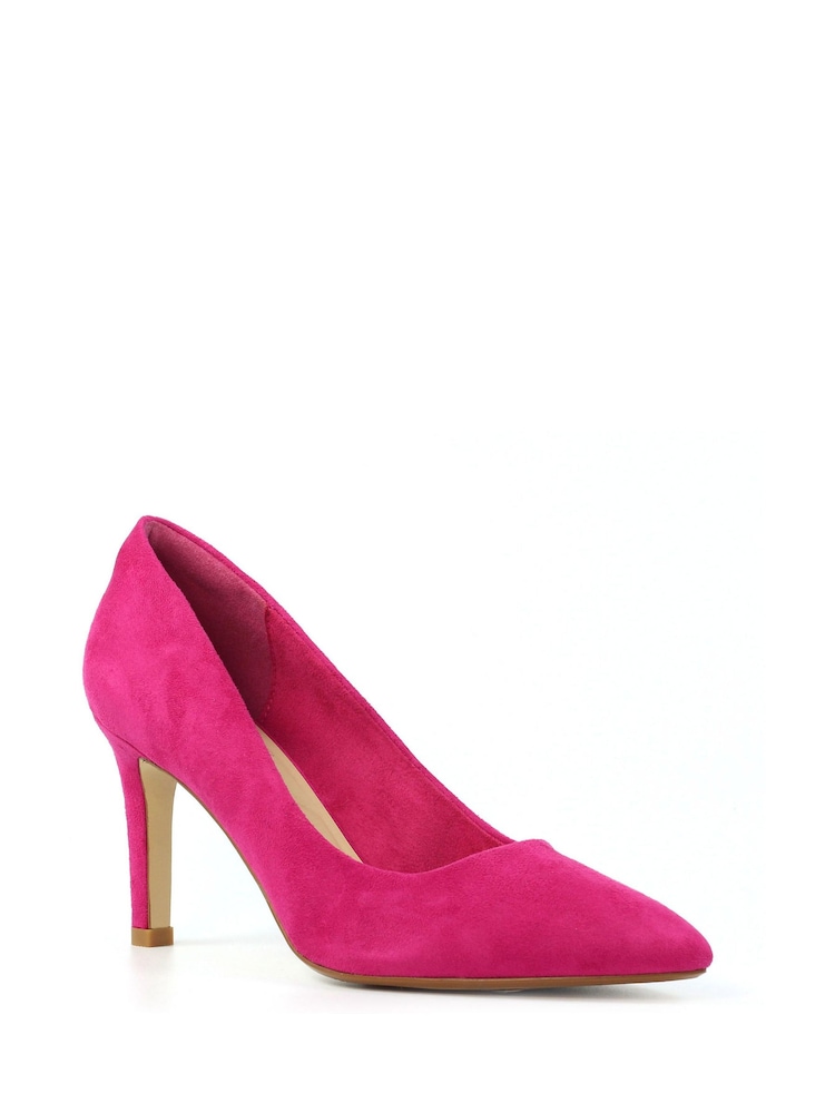 Lunar Pink Amy Fuchsia Court Shoes - Image 3 of 3