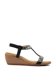 Lunar Macie Black Sandals - Image 3 of 7