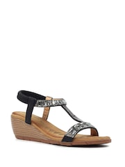 Lunar Macie Black Sandals - Image 4 of 7
