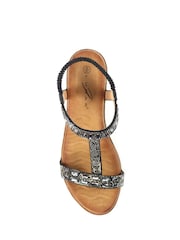 Lunar Macie Black Sandals - Image 6 of 7