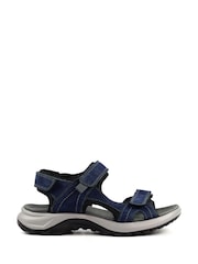 Lunar Blue LD Riviera Leather Sandals - Image 1 of 6