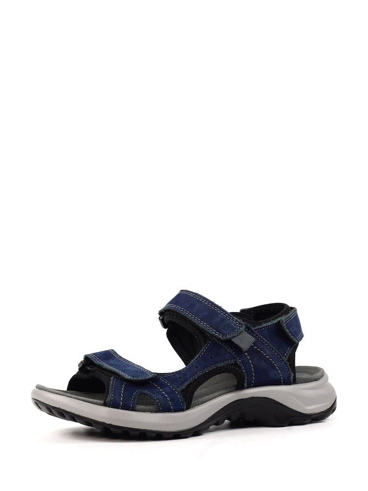 Lunar Blue LD Riviera Leather Sandals - Image 2 of 6