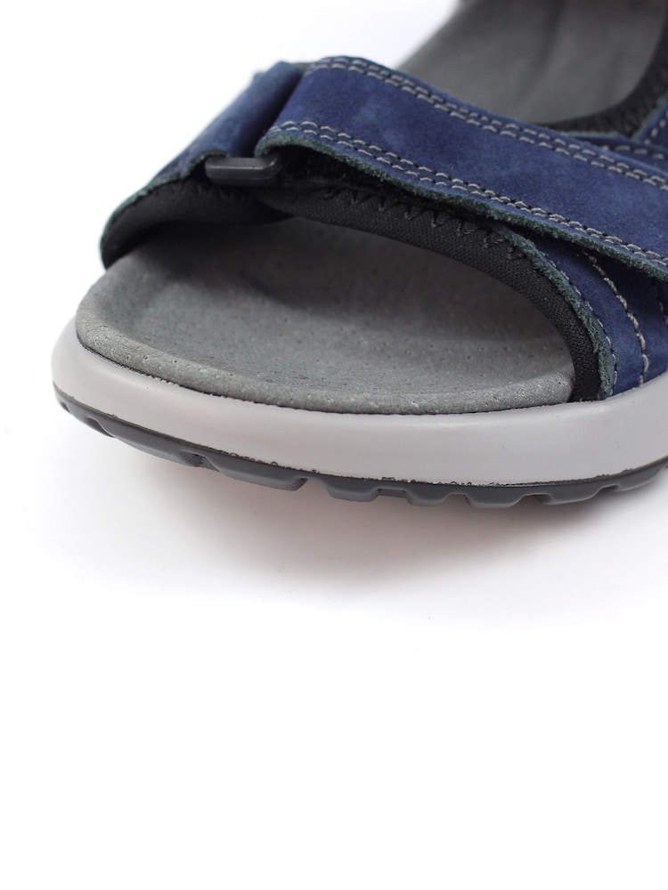 Lunar Blue LD Riviera Leather Sandals - Image 6 of 6