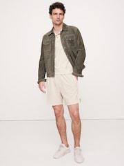 Бежевый - Banana Republic Waffle Knit Polo Shirt - Image 4 of 5