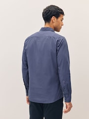 BOSS Dark Blue Relegant Shirt - Image 2 of 5