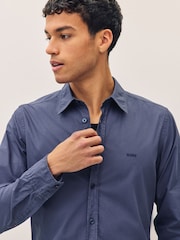 BOSS Dark Blue Relegant Shirt - Image 3 of 5