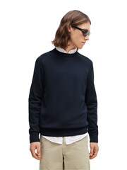 BOSS Light Blue Regular-Fit Logo Jumper - Image 5 of 9