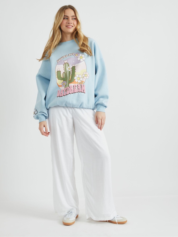 Skinnydip Blue You're My Daydream Sweatshirt - Image 1 of 5