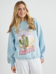 Skinnydip Blue You're My Daydream Sweatshirt - Image 3 of 5