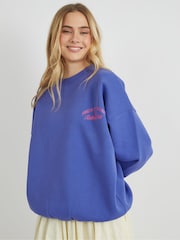 Skinnydip Blue Wanted Cowboys Sweatshirt - Image 3 of 5