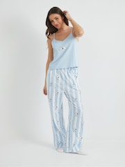 Skinnydip Blue Snoopy x Cami & Trousers Pyjamas Set - Image 1 of 5