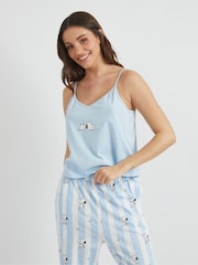 Skinnydip Blue Snoopy x Cami & Trousers Pyjamas Set - Image 2 of 5