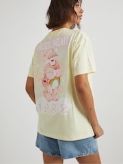 Skinnydip Light Yellow Care Bears x Cheer Bear T-Shirt - Image 3 of 6
