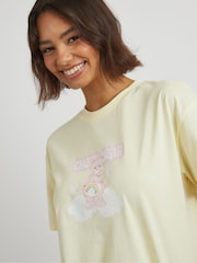 Skinnydip Light Yellow Care Bears x Cheer Bear T-Shirt - Image 6 of 6