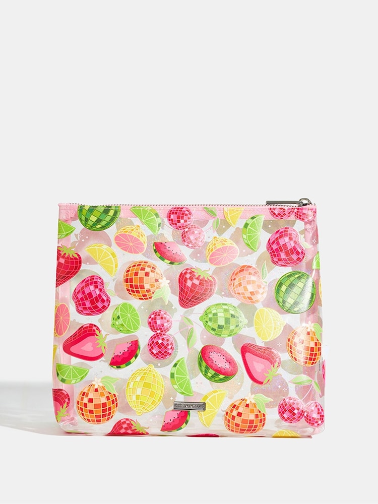 Skinnydip Pink Red Disco Fruit Salad Wash Bag - Image 2 of 4