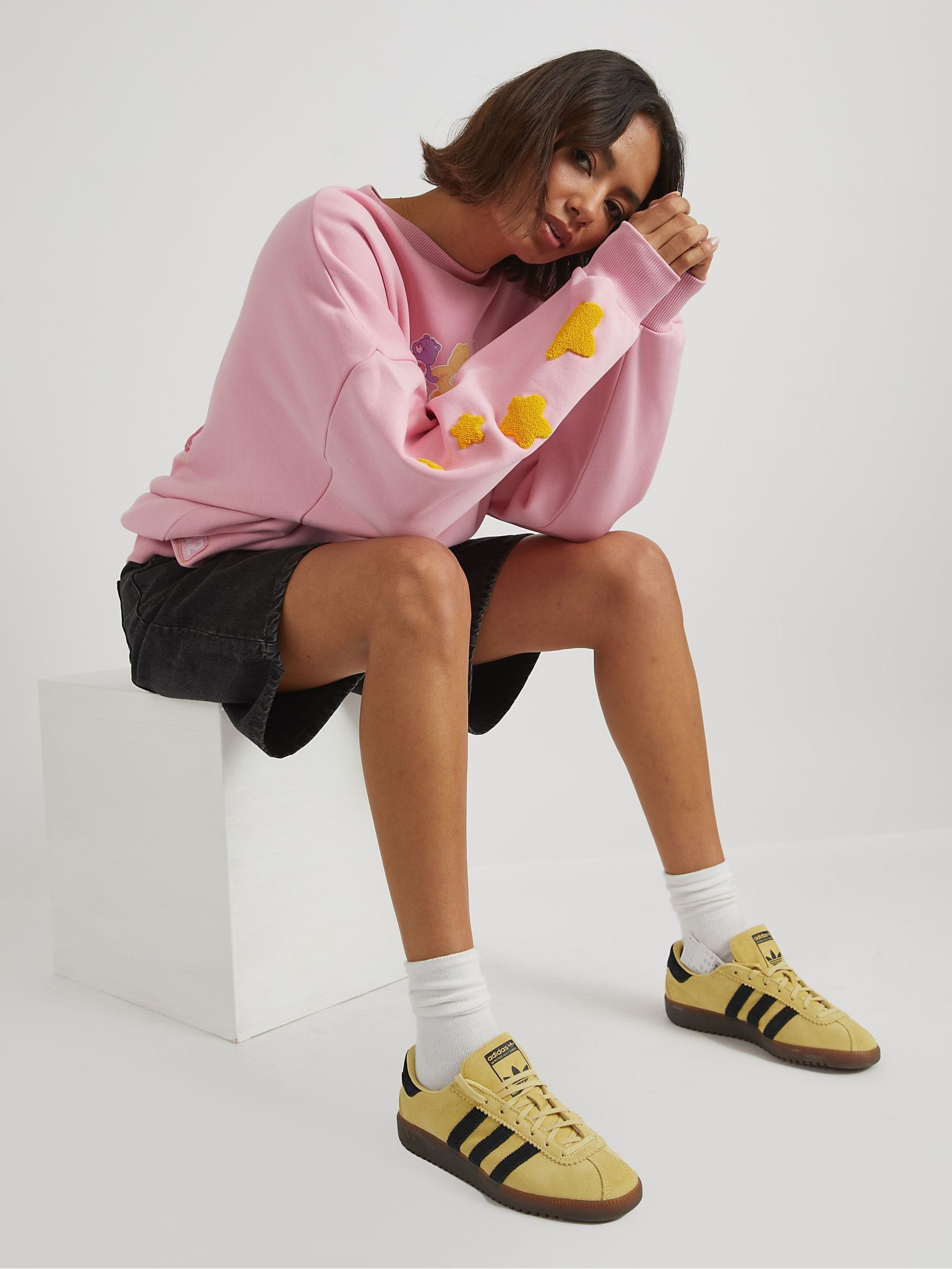 Buy Skinnydip Pink Care Bears x Too Sweet To Care Sweatshirt from