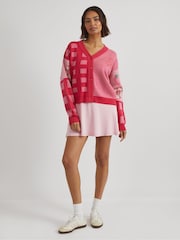Skinnydip Red Strawberry Shortcake Knitted Cardigan - Image 4 of 5