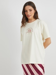 Skinnydip Cream Strawberry Shortcake x Stay Wild T-Shirt - Image 1 of 4