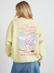Skinnydip Chase Dreams Not Cowboys Sweatshirt - صورة 2 من 5