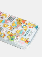 Skinnydip Pink The Simpsons x My Mum Says I'm Cool Sticker Shock iPhone Case - Image 3 of 4