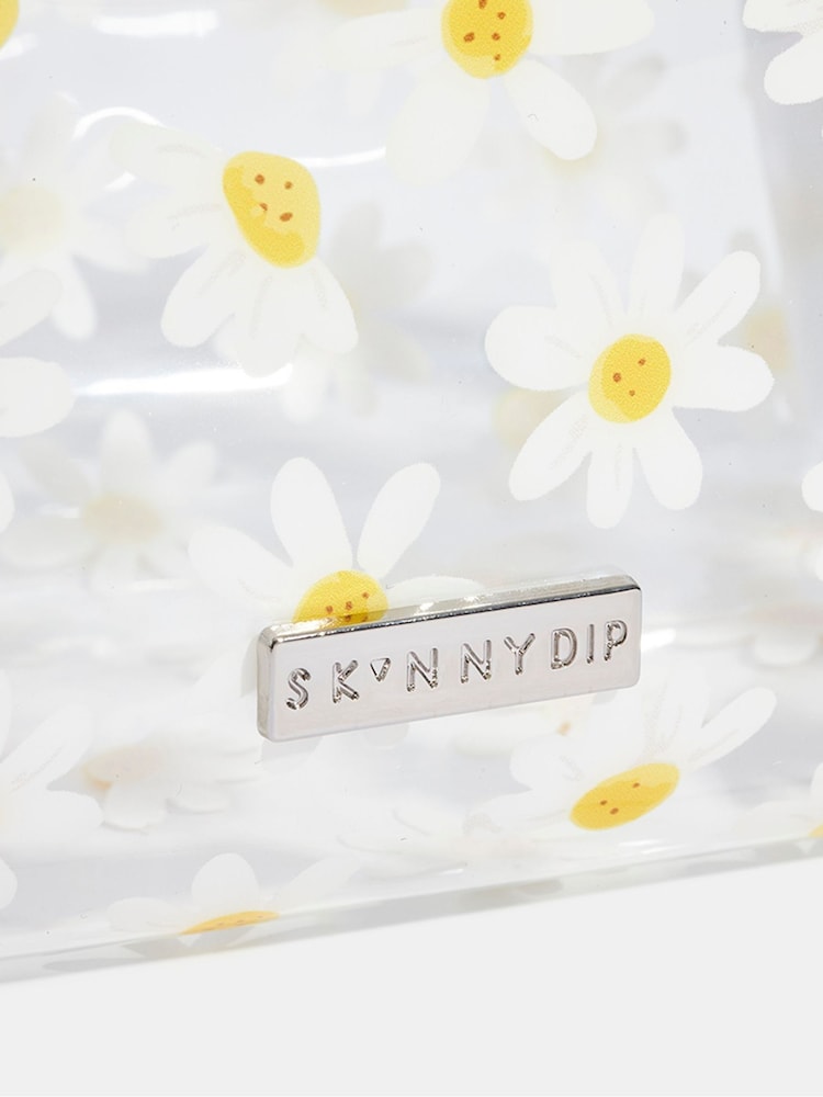 Skinnydip White Cute Daisy Make-Up Bag - Image 5 of 5 Skinnydip White Cute Daisy Make-Up Bag - Image 5 of 5