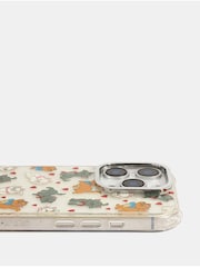 Skinnydip Brown Wildflower Thistle Shock iPhone CaseiPhone 15 Plus Case - Image 2 of 4