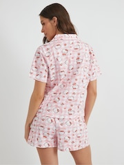 حزمة بيجامة من قميص وشورت بتصميم Hello Kitty من Skinnydip - صورة 2 من 6