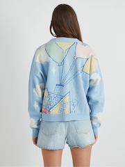 Skinnydip Blue Disney Up Knitted Cardigan - Image 3 of 4