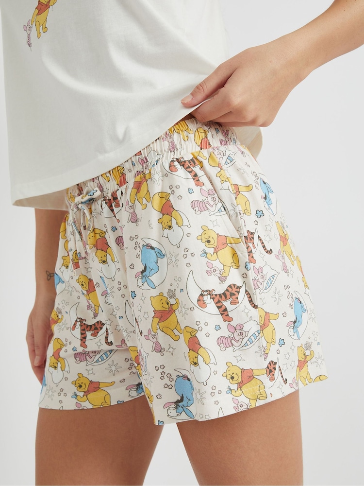 Skinnydip White Disney Winnie the Pooh Cami & Shorts Pyjamas Set - Image 5 of 5