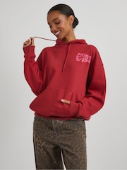 Skinnydip Red Mind Your Own Vibe Cherry Hoodie - Image 2 of 4
