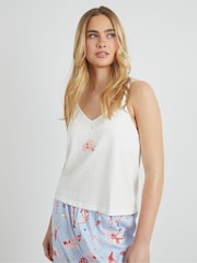 Skinnydip Dark Blue Cowboy Coquette Cami & Trouser Pyjamas Set - Image 2 of 6