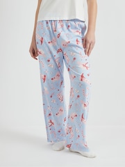 Skinnydip Dark Blue Cowboy Coquette Cami & Trouser Pyjamas Set - Image 5 of 6