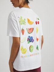 Skinnydip White The Very Hungry Caterpillar Fruit T-Shirt - Image 5 of 5