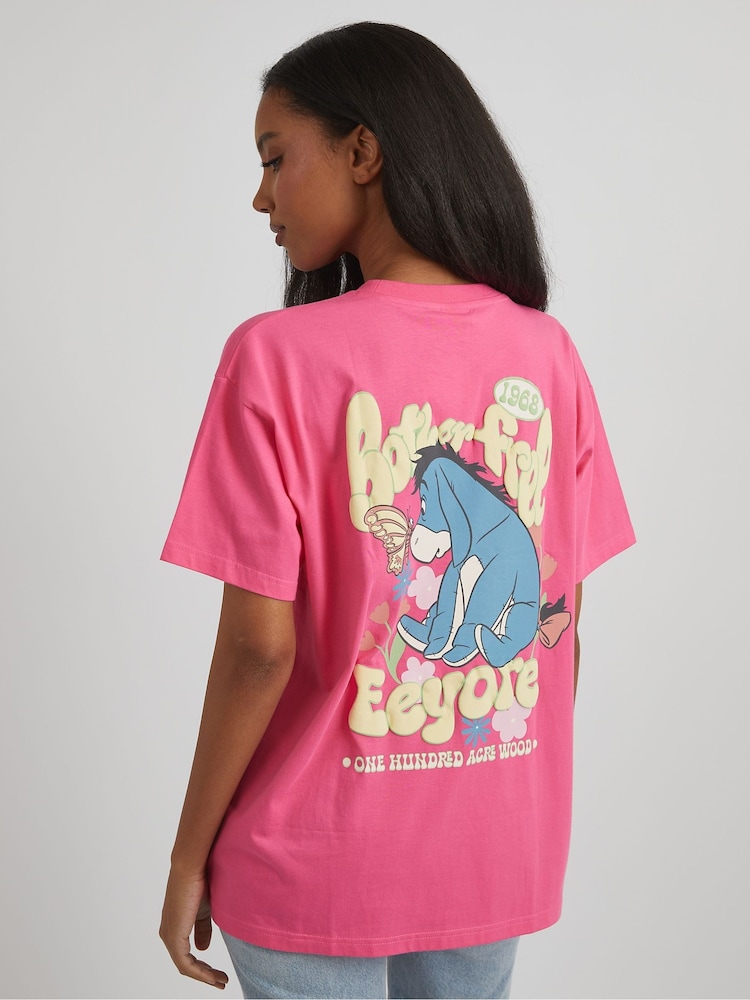 Skinnydip Pink Disney Eeyore Bother Free T-Shirt - Image 3 of 4