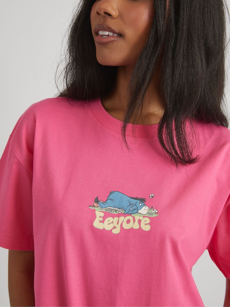 Skinnydip Pink Disney Eeyore Bother Free T-Shirt - Image 4 of 4