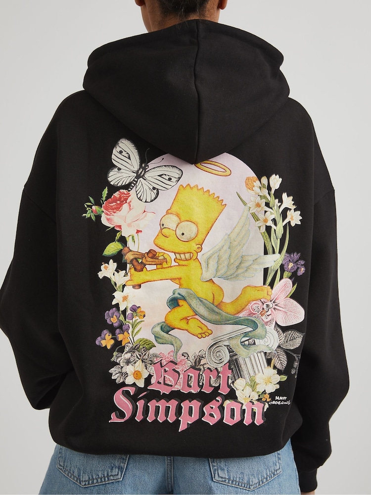 Skinnydip Black The Simpsons Bart Simpson Hoodie - Image 5 of 5