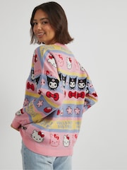Skinnydip Hello Kitty Stripe Knitted Jumper - Image 2 of 4