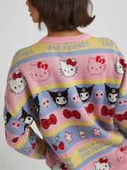 Skinnydip Hello Kitty Stripe Knitted Jumper - Image 4 of 4