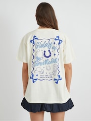 Skinnydip Nude Giddy Up Sweetheart T-Shirt - Image 2 of 4