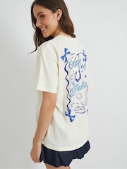 Skinnydip Nude Giddy Up Sweetheart T-Shirt - Image 3 of 4