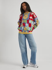 Skinnydip Yellow Disney Winnie The Pooh Knitted Jumper - Image 2 of 6