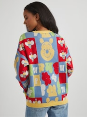 Skinnydip Yellow Disney Winnie The Pooh Knitted Jumper - Image 3 of 6