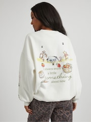Skinnydip White Disney Winnie The Pooh Strawberry Sweatshirt - Image 2 of 5