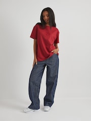 Skinnydip Red Mind Your Own Vibe T-Shirt - Image 1 of 4
