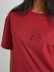 Skinnydip Red Mind Your Own Vibe T-Shirt - Image 4 of 4