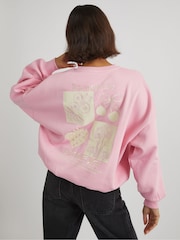 Skinnydip Pink La Dolce Vita Sweatshirt - Image 2 of 6