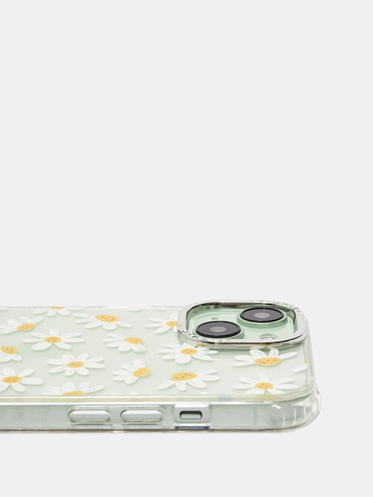 Skinnydip White/Yellow iPhone 16 Plus Case Bow Stripe - Image 2 of 4