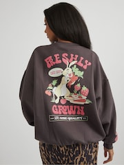 Skinnydip Grey Disney Winnie The Pooh Rabbits Farm Sweatshirt - Image 1 of 5