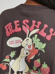 Skinnydip Grey Disney Winnie The Pooh Rabbits Farm Sweatshirt - Image 5 of 5